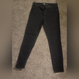 ☆•Women's Old Navy Black Super Skinny Jeans •Size:8 Long•☆